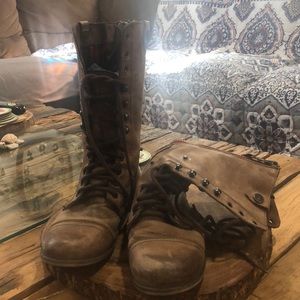 Steve Madden combat boots